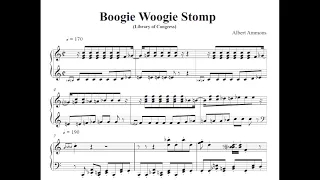 Albert Ammons, Boogie Boogie Stomp (Library of Congress 1938) score