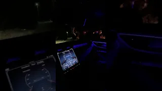 Mercedes Benz Glc 220d 2023 night ambient lighting