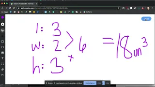 Math Lesson: Practicing Volume