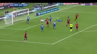 Lorenzo Pellegrini Goal! - Roma Vs Sassuolo - 1-0