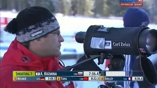 биатлон кубок мира 2010-2011 3 этап поклюка спринт женщины