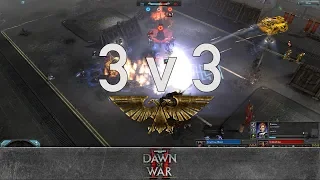 Dawn of War 2 - 3v3 | Yang Wendi + Nightmare + Saint Kelly [vs] NoRealFilter + warmasterant + Raver