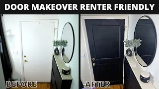 Door Makeover Renter Friendly! Affordable