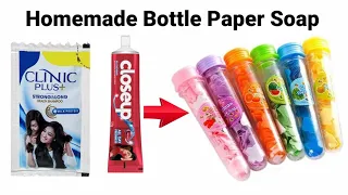 How to make paper soap | paper soap |homemade paper soap/paper soap banane ka tarika/DIY Paper Soap