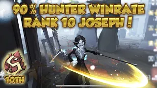 #22 Rank 10 Joseph With 90% Winrate? How Can He Do That?! | Red Church | Identity V | 第五人格 | 제5인격