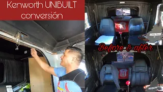 Kenworth truck gets unibilt conversion done to it