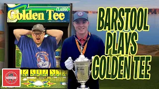 Barstool Sports Battles HARDEST Golden Tee Course For The Masters