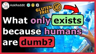 What only exist because humans are DUMB