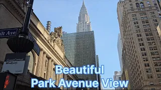 New York City 4K view | Manhattan | Park Avenue view | SUMMIT One Vanderbilt | Chrysler Building