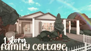 1 story family cottage (with advanced placement) ♡ | bloxburg speedbuild | luminto