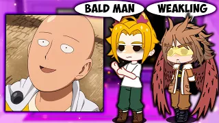 Pro Heroes React To Saitama | Mha | Opm | Gacha club