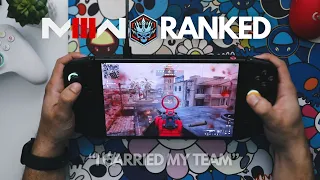 MW3 Ranked on Lenovo Legion GO! (carried my team on a handheld PC)