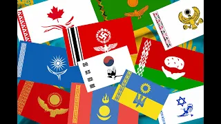 Other country flags like Kazakhstan flag / Өзге елдер , өз туларын Қазақстан туына ұқсатып жасаса...