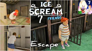 Ice Scream 7 Friends Lis , Mike & Charlie Escape End