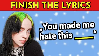 FINISH THE LYRICS - Female Singers EDITION (25 Most Popular Songs) 🎵 | Music Quiz