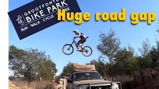 9 Ft Gap jump at Grootfontein MTB park.