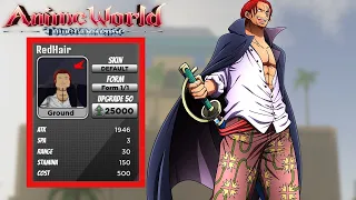 [LR] Level 50 RedHair In Anime World Tower Defense