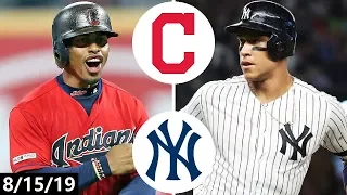 Cleveland Indians vs New York Yankees Highlights | August 15, 2019 (2019 MLB Season)