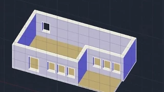 3D Wall design - AutoCAD (Basic)