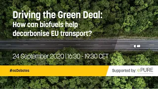 Driving the Green Deal: How can biofuels help decarbonise EU transport? - Full Event