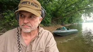 Silver Coin And Bottle Treasure In the River