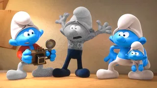 ¡Una cámara aterradora que te convierte en piedra! 📷😱 • Los Pitufos 3D • Dibujos animados para niños