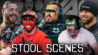 Post Malone & Steph Curry Visit Barstool While Big Cast Hosts Disaster Case Race | Stool Scenes 364