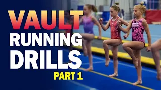 Gymnastics Vaulting Tips - Running Technique Drill featuring Coach Mary Lee Tracy