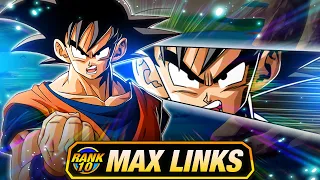 GOKU IS AMAZING TOO!! LEVEL 10 LINKS 100% RAINBOW STAR LR GOKU/VEGETA EXCHANGE! (DBZ: Dokkan Battle)