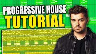 How To Make A PROGRESSIVE HOUSE Drop - FL Studio Tutorial (FREE FLP)