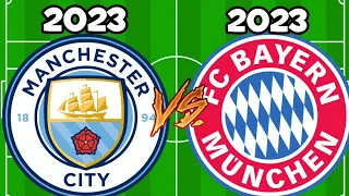 2023 Manchester city 🆚 2023 Bayern munich