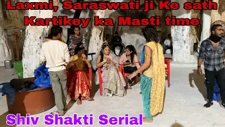 Kartikey ka masti Saraswati, Laxmi ji Ke sath / Shiv Shakti Tap Tyag Tandav / VINAYAK VISION FILMS