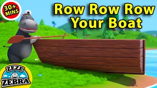 Row Row Row Your Boat nursery rhyme | The BEST English Nursery Rhymes Playlist for kids