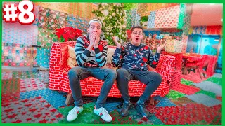 ENVUELVEN TODA NUESTRA CASA CON PAPEL DE NAVIDAD *BROMA* - VLOGMAS 08