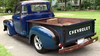 1954 Chevy 5-window pickup custom build. 406 Stroker  ProTour  Classic Chevy Pickup truck