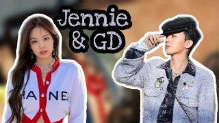 G-Dragon and Jennie Moments