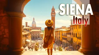 Walking tour 4k HDR - Tuscany, Italy - Siena [Quality for Big TV] Pro Sound & Сaptions