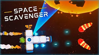 I Battled Space Slugs to Rescue Galaxies and Upgrade my Spaceship! (Space Scavenger Gameplay)