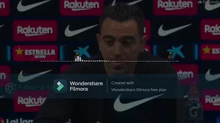 RUEDA DE PRENSA DE XAVI HERNÁNDEZ - FC BARCELONA 0-1 REAL BETIS