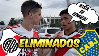 BOCA ELIMINÓ A UN RIVER SIN ACTITUD Y CLASIFICÓ A SEMIFINALES! REACCIÓN CON HINCHAS 🏟️🎤