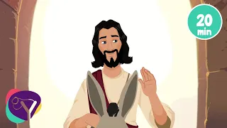 Easter Bible Songs Collection 2024 - Animated, With Lyrics