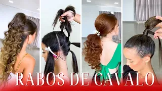 Rabos de Cavalo para Arrasar! | Penteados | Hairstyle | Peinado