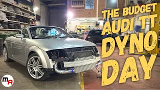 THE BUDGET AUDI TT QUATTRO BUILD GETS MAXPEEDINGRODS INTERCOOLER FITTED & DYNO RUN AT ROAD RAGE