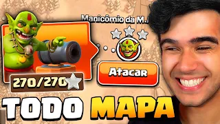 ZEREI TODOS OS MAPAS DOS GOBLINS DO CLASH OF CLANS DE UMA VEZ!!