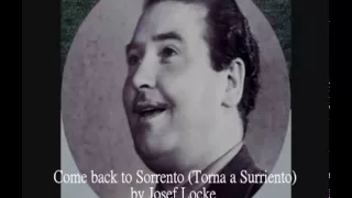 Come back to Sorrento by Josef Locke 1947 rare English version / lyrics. 50年代香港藝術歌曲 , 王若詩 ' 歸來吧 ' 歌詞