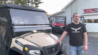 HiSun Sector 550 & 750 Accessories Video! Soft Cab & KFI Plow!