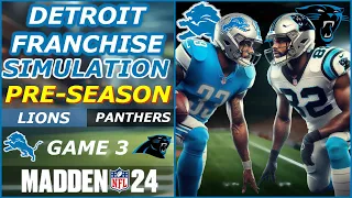 Madden 24 [PC Simulation] - Detroit Lions VS Carolina Panthers