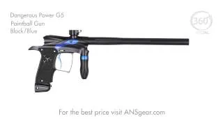 Dangerous Power G5 Paintball Gun - Black/Blue - Visual 360