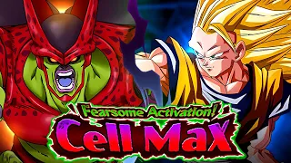 AGL ANGEL SSJ3 GOKU VS. CELL MAX STAGE 2 SUPER BOSS BATTLE! (DBZ: Dokkan Battle)