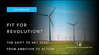 Fit for revolution? Net Zero: From ambition to action